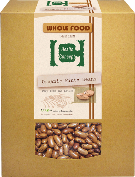 Health Concept Organic Pinto Beans