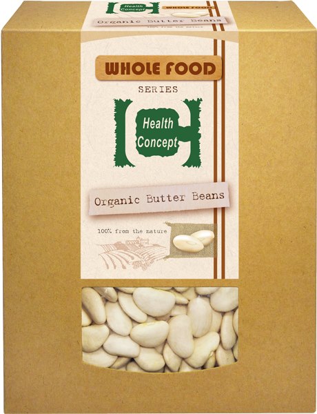健康概念 - 有機棉豆