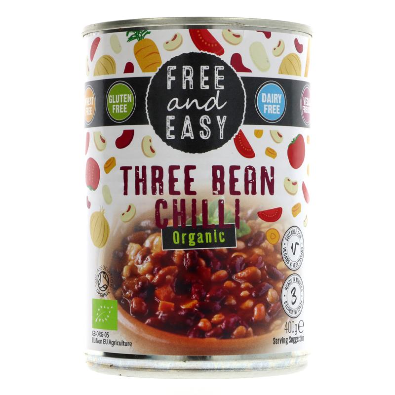 Free & Easy Three Bean Chilli - Organic