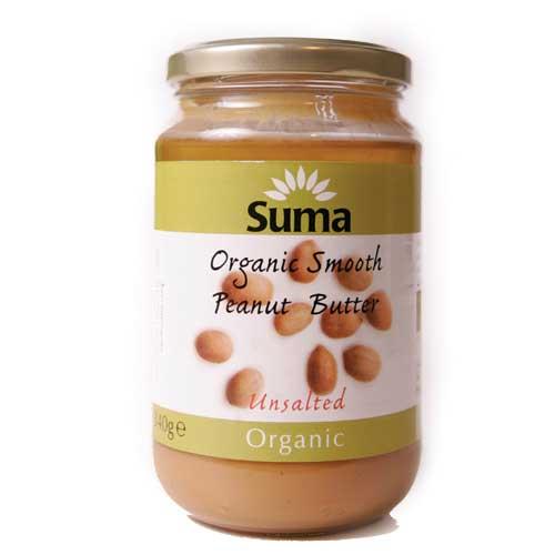 Suma Organic Peanut Butter, smooth no salt